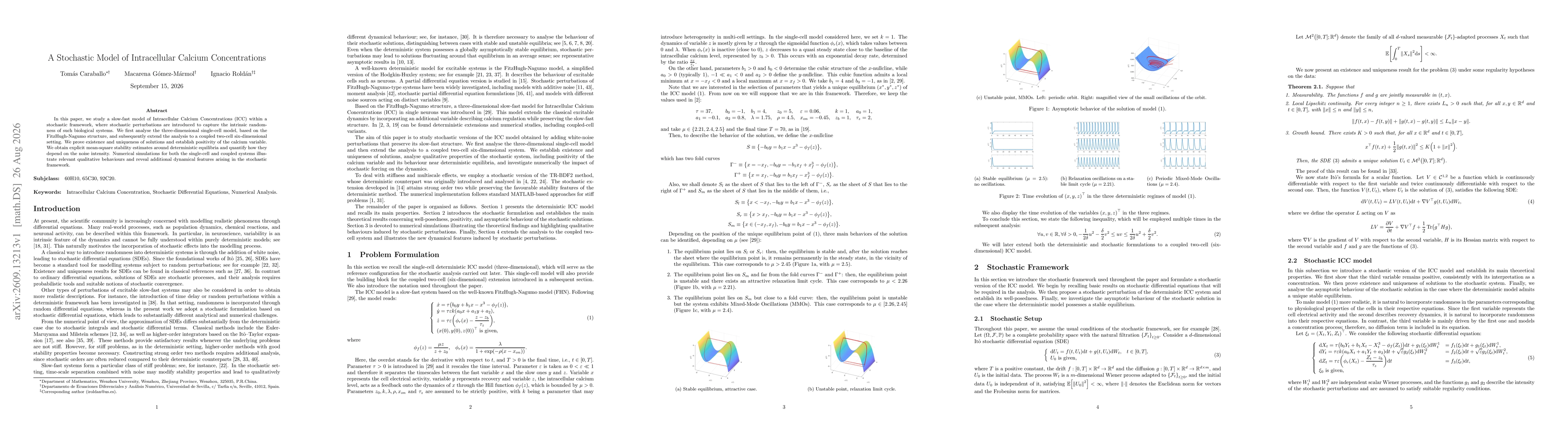 Thumbnail for A Stochastic Model of Intracellular Calcium Concentrations