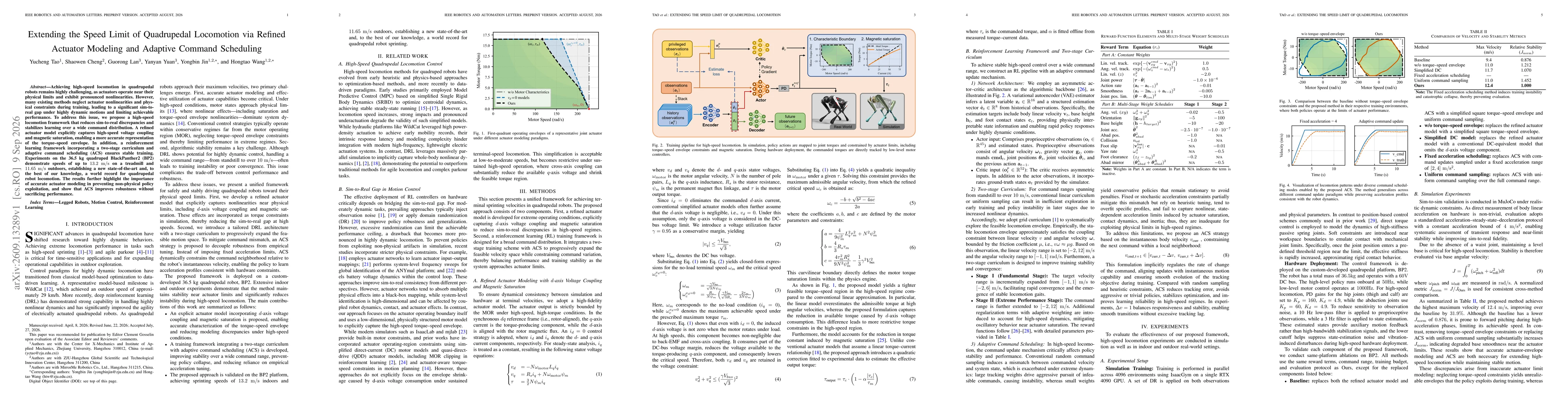 Thumbnail for Extending the Speed Limit of Quadrupedal Locomotion via Refined Actuator Modeling and Adaptive Command Scheduling