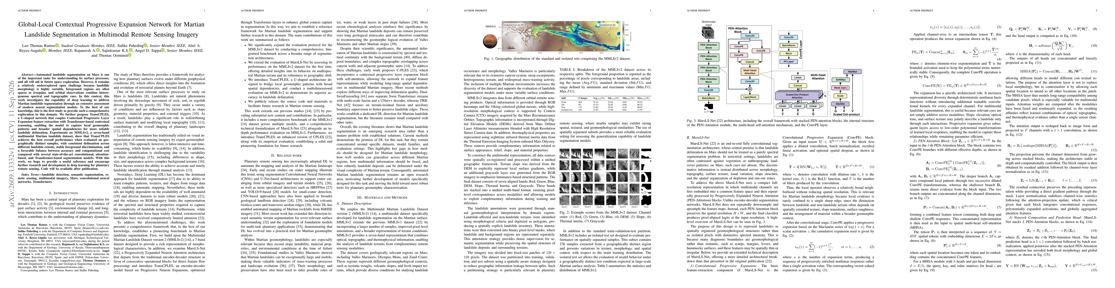 Thumbnail for Global-Local Contextual Progressive Expansion Network for Martian Landslide Segmentation in Multimodal Remote Sensing Imagery