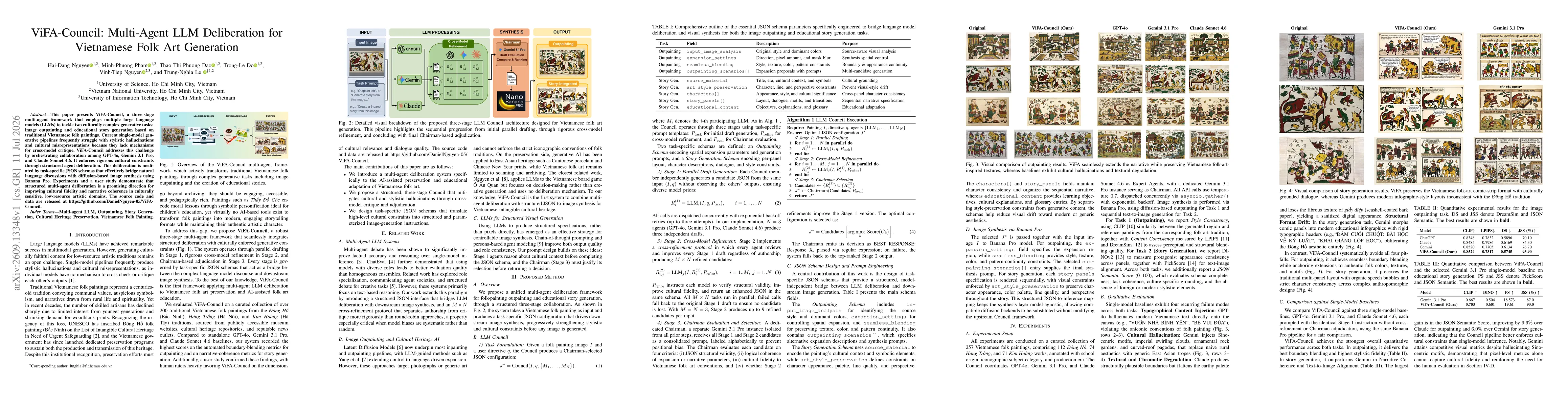 Thumbnail for ViFA-Council: Multi-Agent LLM Deliberation for Vietnamese Folk Art Generation