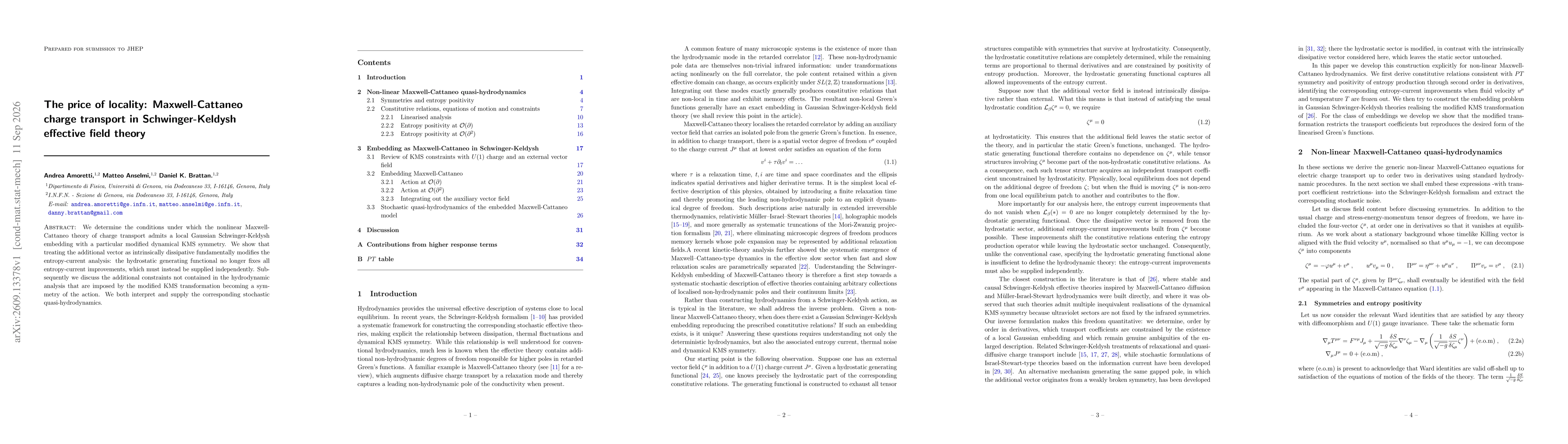 Thumbnail for The price of locality: Maxwell-Cattaneo charge transport in Schwinger-Keldysh effective field theory