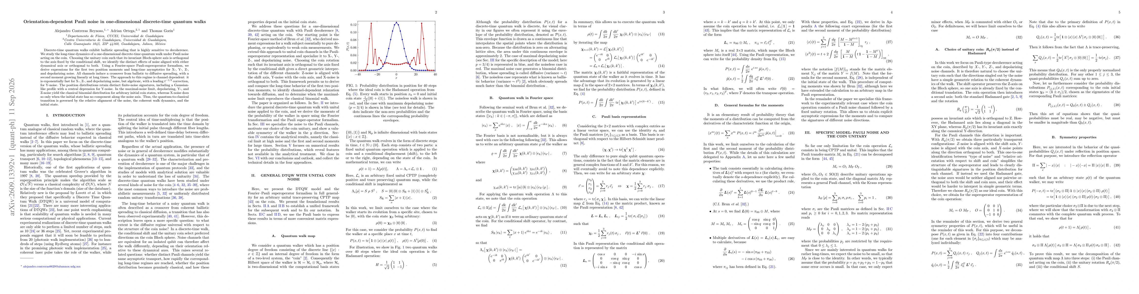 Thumbnail for Orientation-dependent Pauli noise in one-dimensional discrete-time quantum walks