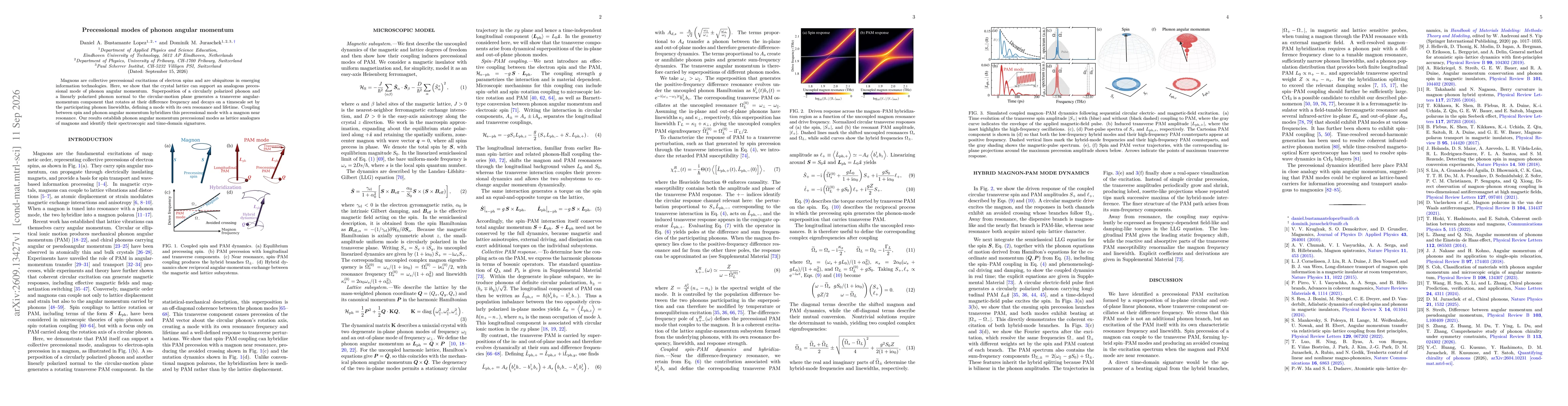 Thumbnail for Precessional modes of phonon angular momentum