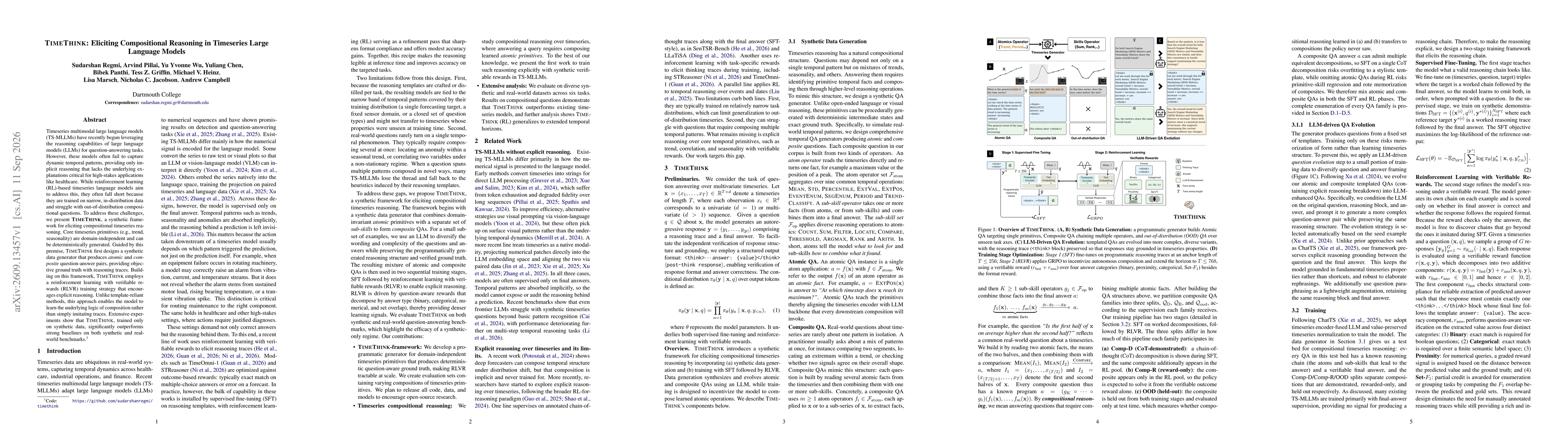 Thumbnail for TimeThink: Eliciting Compositional Reasoning in Timeseries Large Language Models