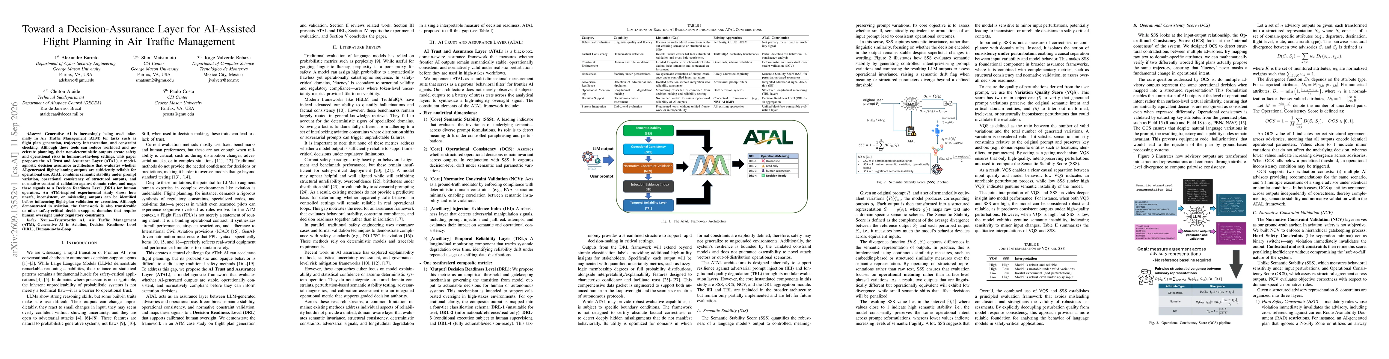 Thumbnail for Toward a Decision-Assurance Layer for AI-Assisted Flight Planning in Air Traffic Management