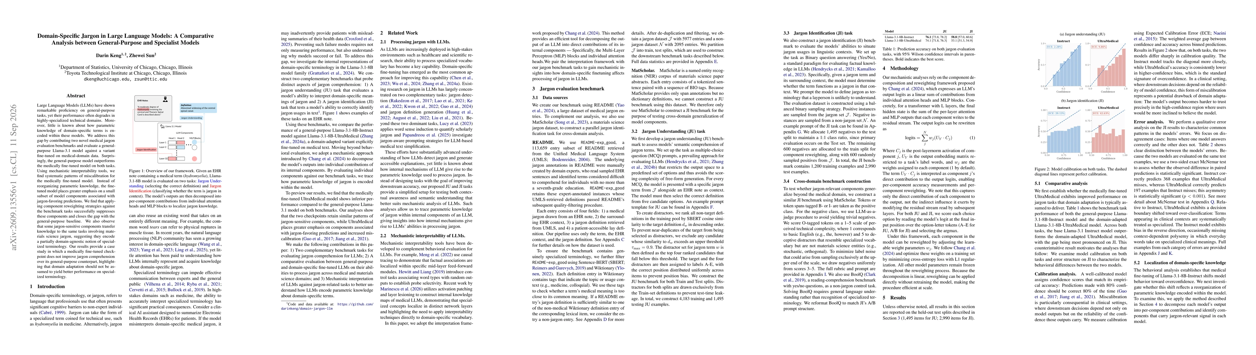 Thumbnail for Domain-Specific Jargon in Large Language Models: A Comparative Analysis between General-Purpose and Specialist Models