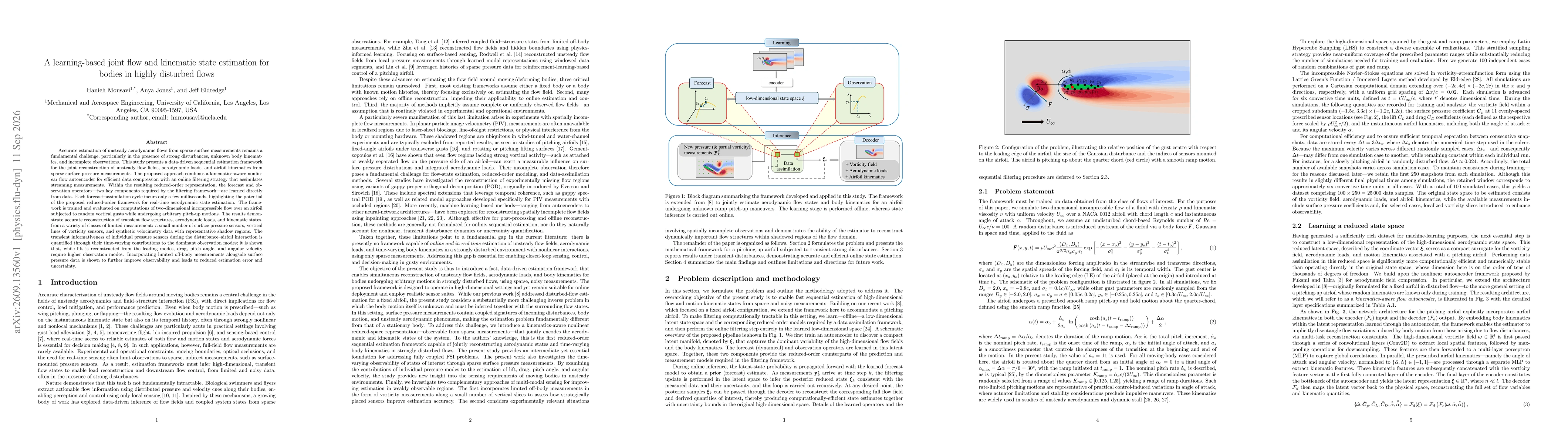 Thumbnail for A learning-based joint flow and kinematic state estimation for bodies in highly disturbed flows