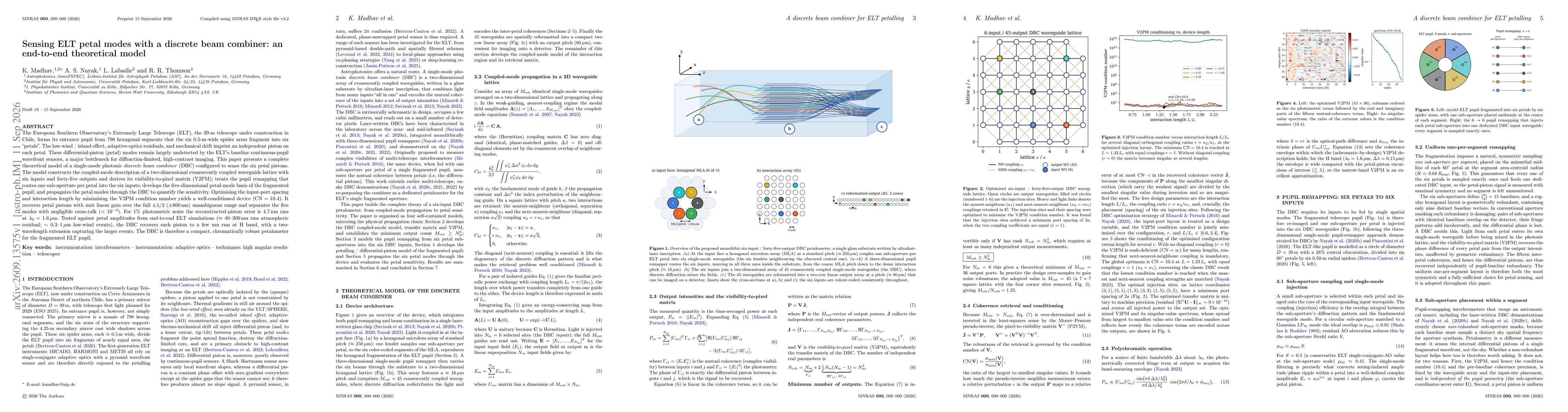 Thumbnail for Sensing ELT petal modes with a discrete beam combiner: an end-to-end theoretical model