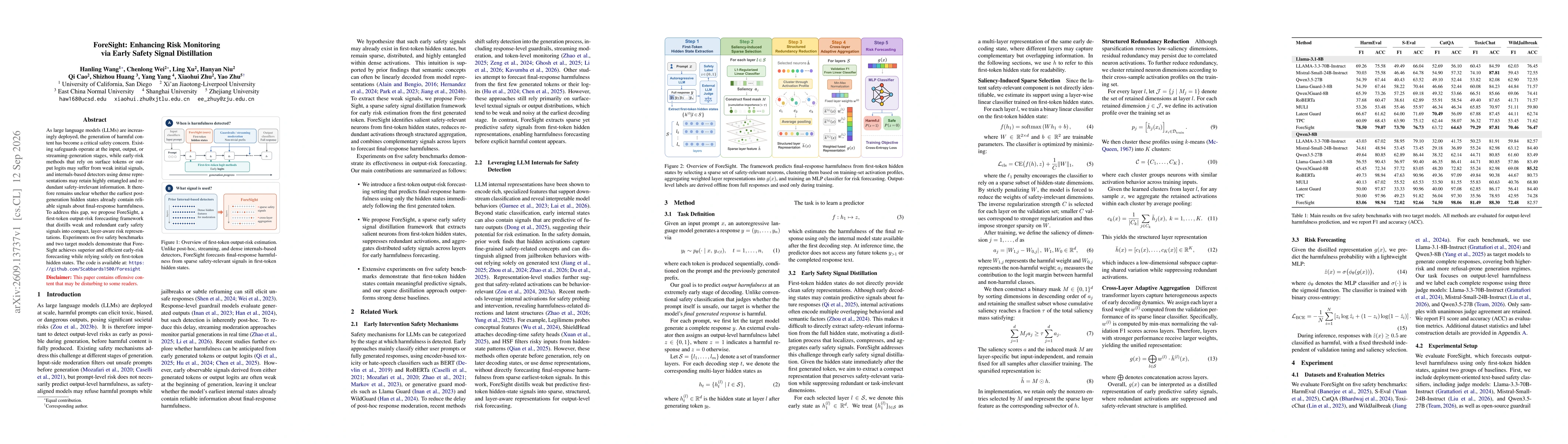 Thumbnail for ForeSight: Enhancing Risk Monitoring via Early Safety Signal Distillation
