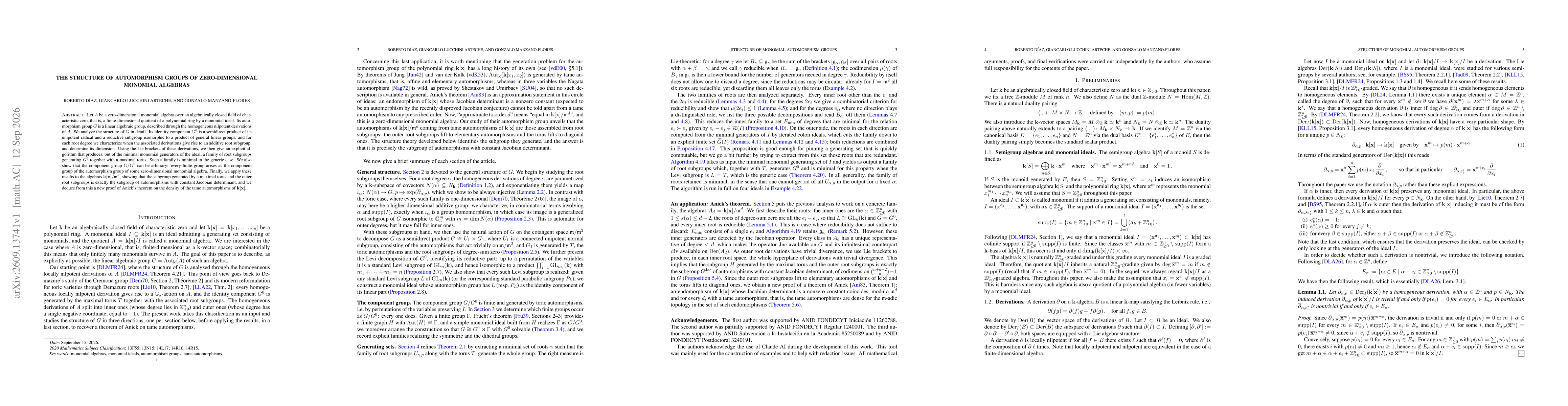 Thumbnail for The structure of automorphism groups of zero-dimensional monomial algebras
