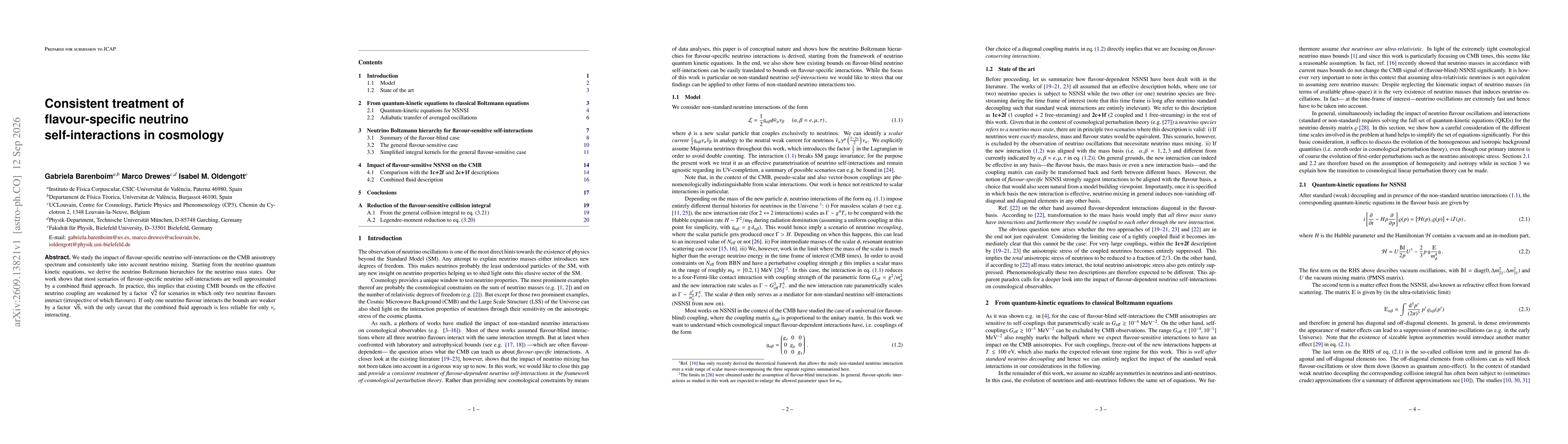 Thumbnail for Consistent treatment of flavour-specific neutrino self-interactions in cosmology