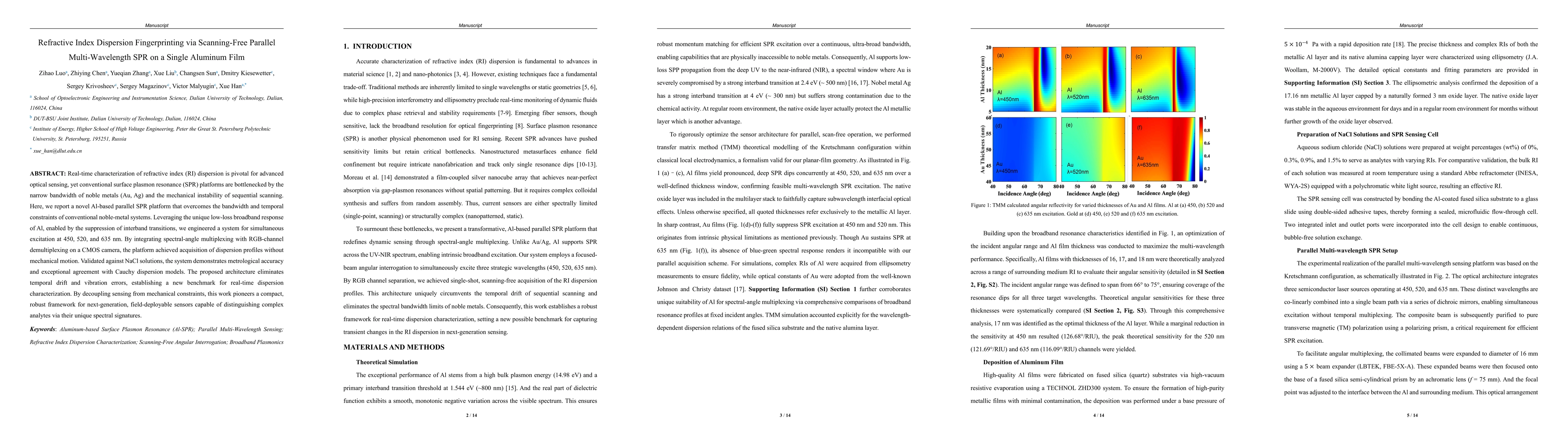 Thumbnail for Refractive Index Dispersion Fingerprinting via Scanning-Free Parallel Multi-Wavelength SPR on a Single Aluminum Film