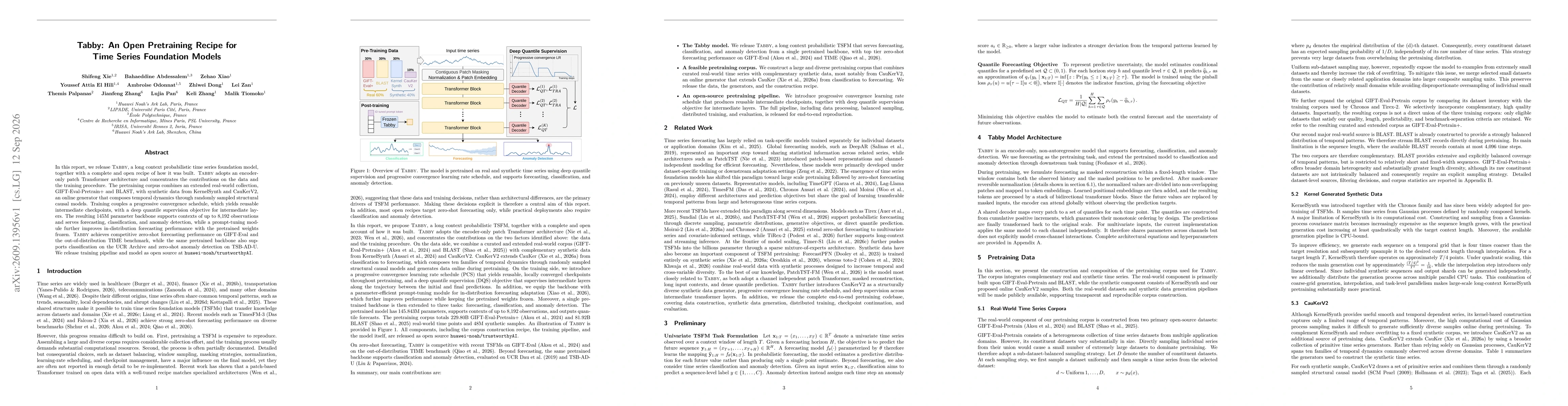 Thumbnail for Tabby: An Open Pretraining Recipe for Time Series Foundation Models
