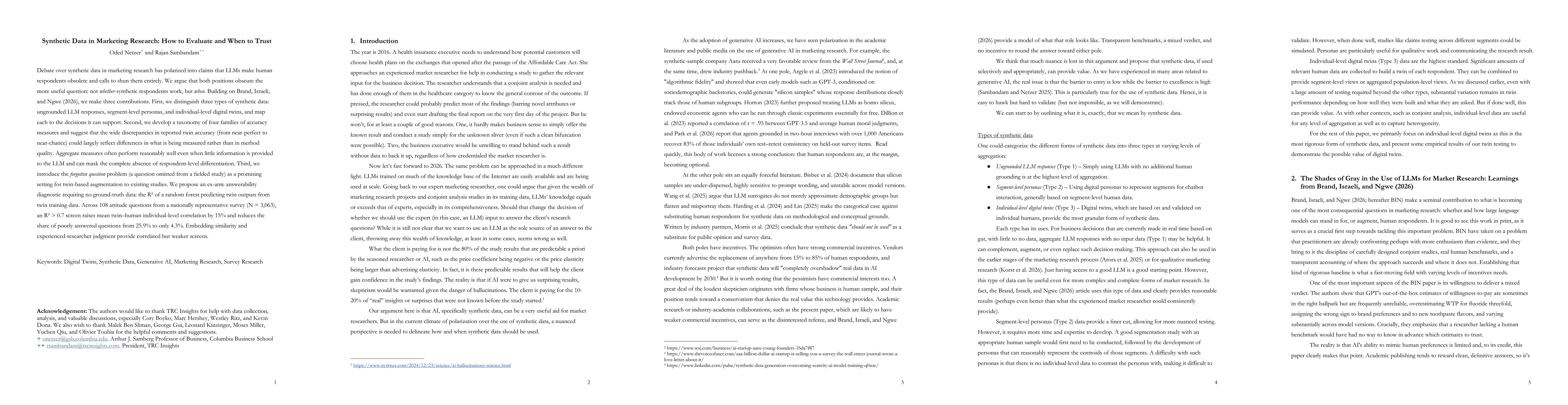 Thumbnail for Synthetic Data in Marketing Research: How to Evaluate and When to Trust