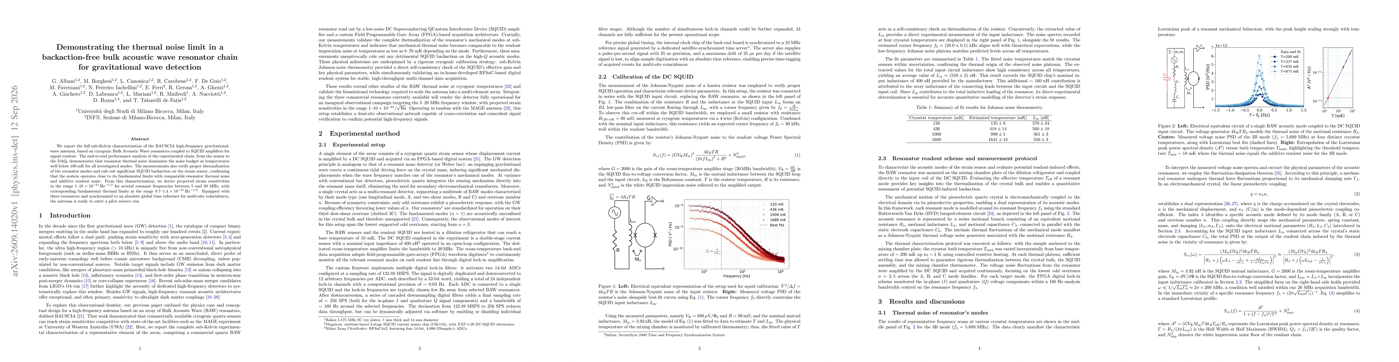 Thumbnail for Demonstrating the thermal noise limit in a backaction-free bulk acoustic wave resonator chain for gravitational wave detection