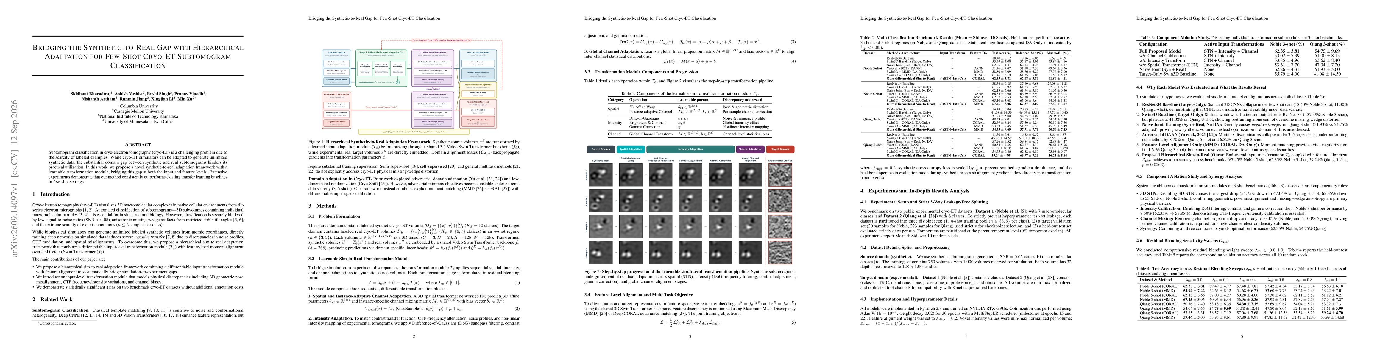 Thumbnail for Bridging the Synthetic-to-Real Gap for Few-Shot Cryo-ET Classification