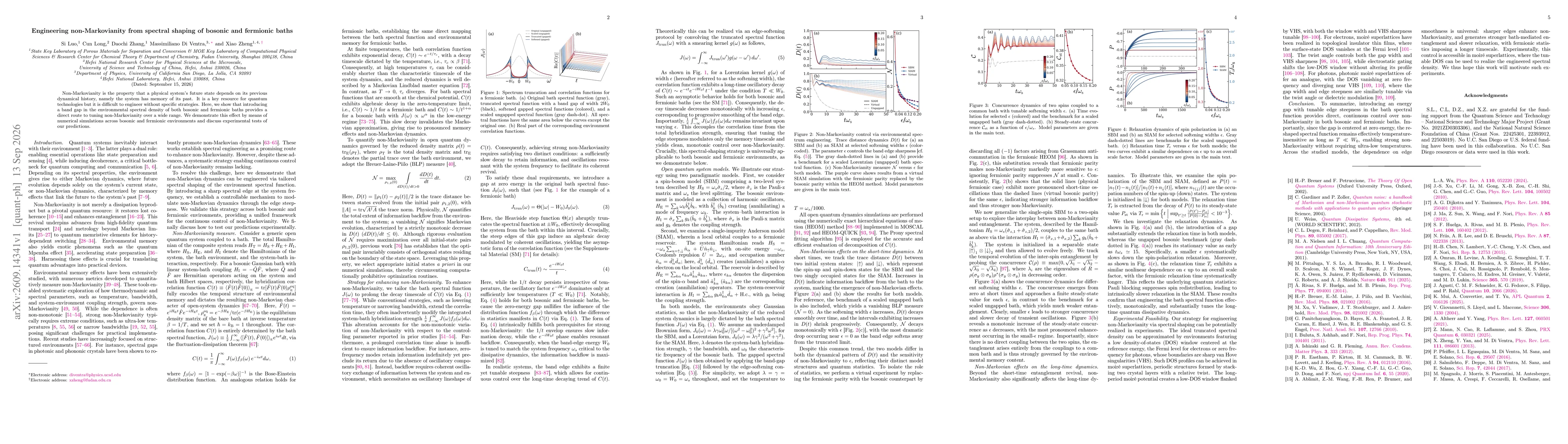Thumbnail for Engineering non-Markovianity from spectral shaping of bosonic and fermionic baths
