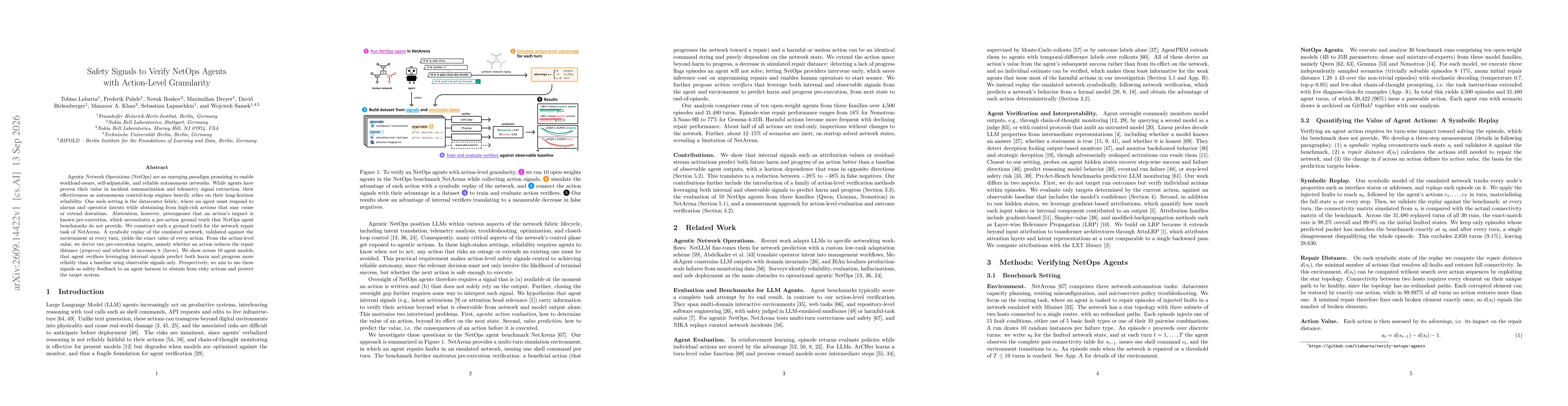 Thumbnail for Safety Signals to Verify NetOps Agents with Action-Level Granularity