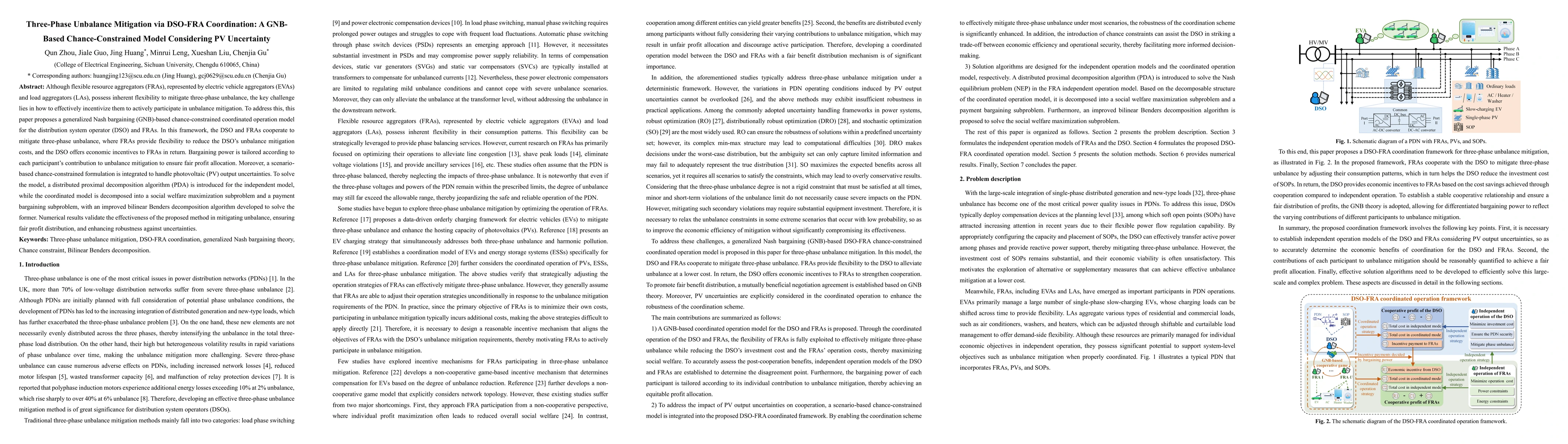 Thumbnail for Three-Phase Unbalance Mitigation via DSO-FRA Coordination: A GNB-Based Chance-Constrained Model Considering PV Uncertainty