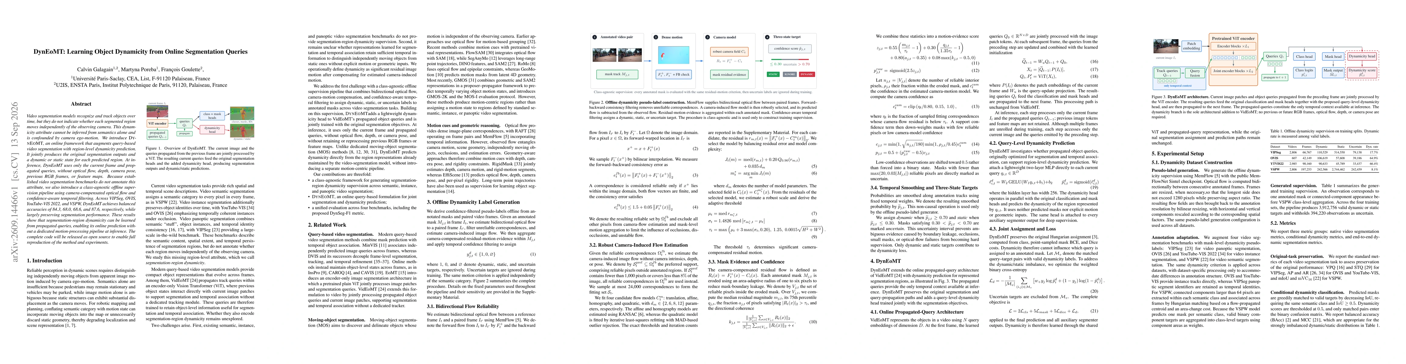 Thumbnail for DynEoMT: Learning Object Dynamicity from Online Segmentation Queries