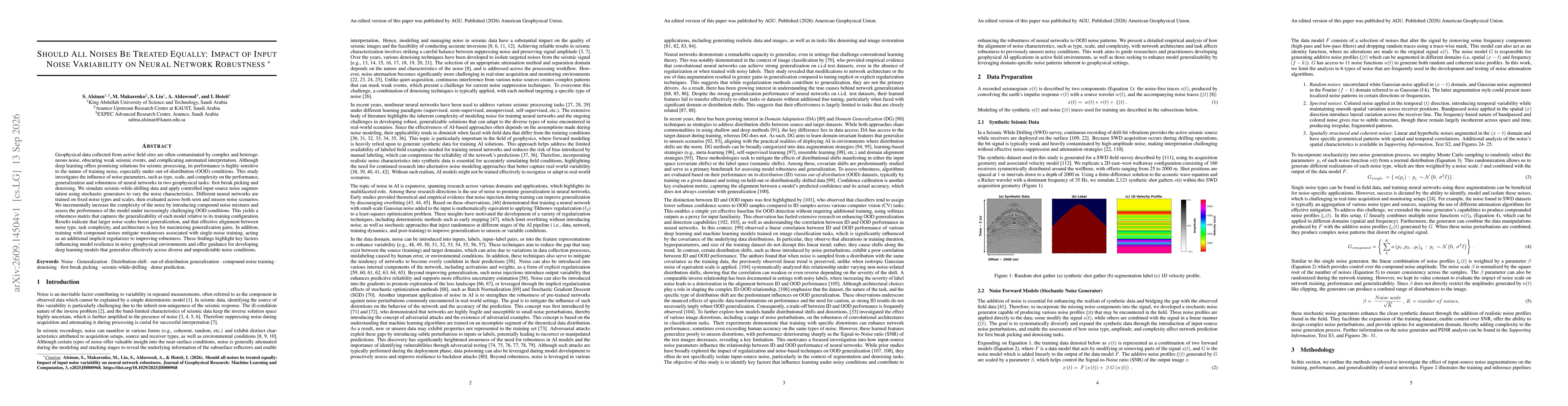 Thumbnail for Should All Noises Be Treated Equally: Impact of Input Noise Variability on Neural Network Robustness