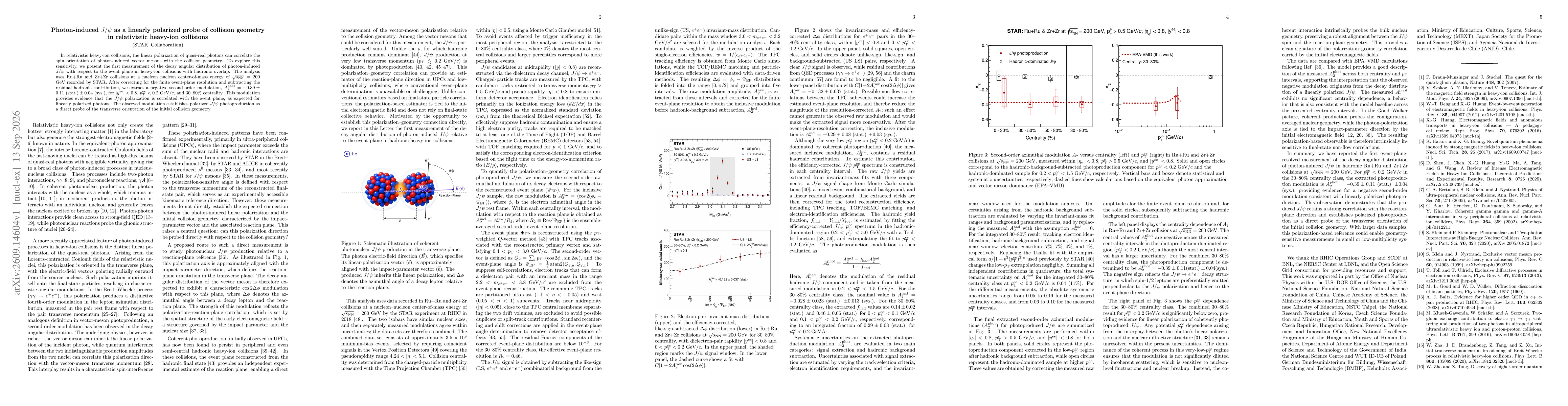 Thumbnail for Photon-induced $J/ψ$ as a linearly polarized probe of collision geometry in relativistic heavy-ion collisions