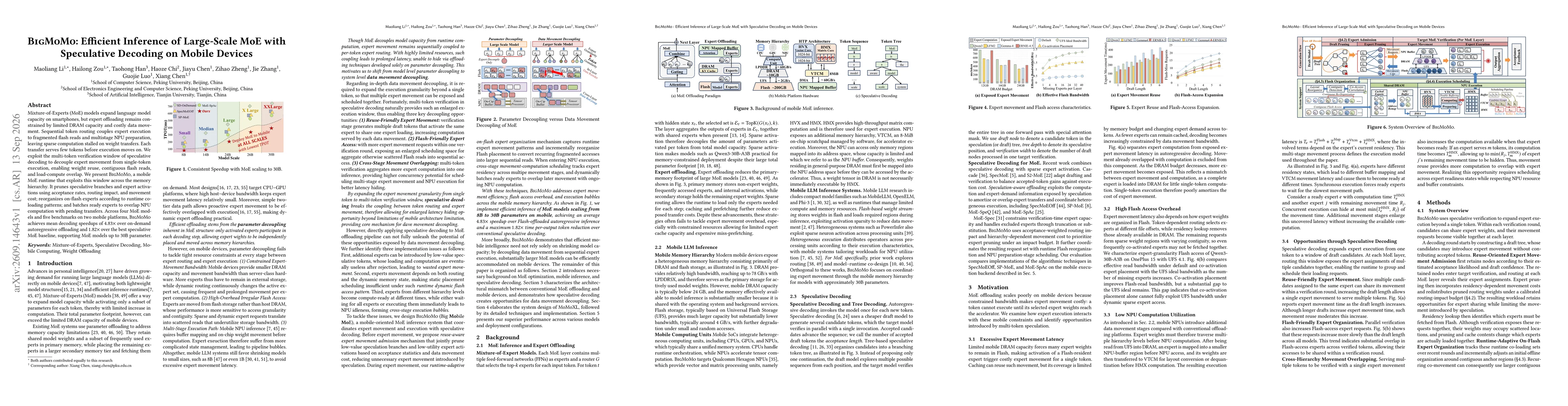 Thumbnail for BigMoMo: Efficient Inference of Large-Scale MoE with Speculative Decoding on Mobile Devices