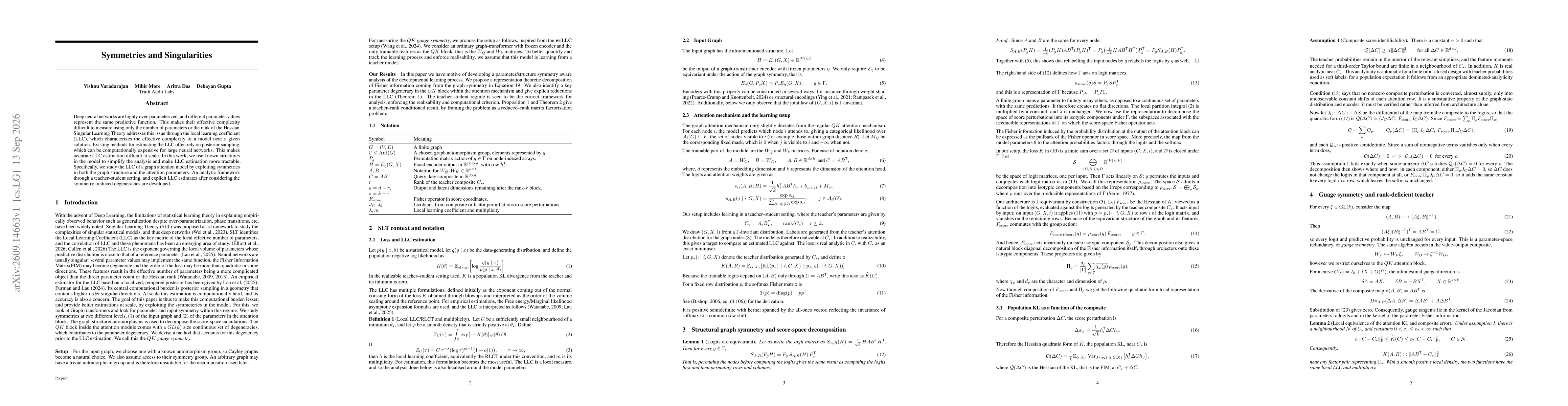 Thumbnail for Symmetries and Singularities