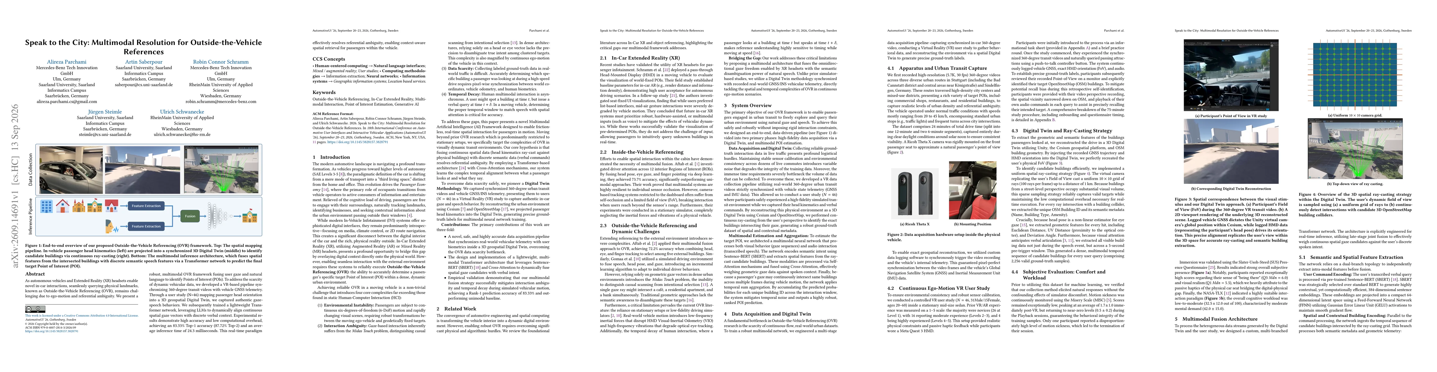 Thumbnail for Speak to the City: Multimodal Resolution for Outside-the-Vehicle References