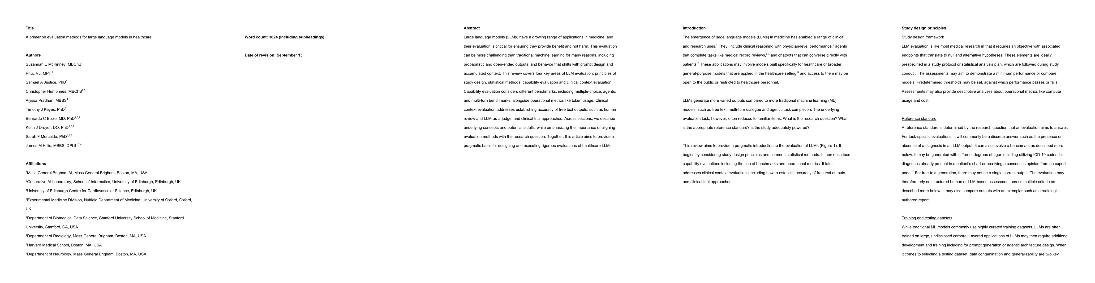 Thumbnail for A primer on evaluation methods for large language models in healthcare