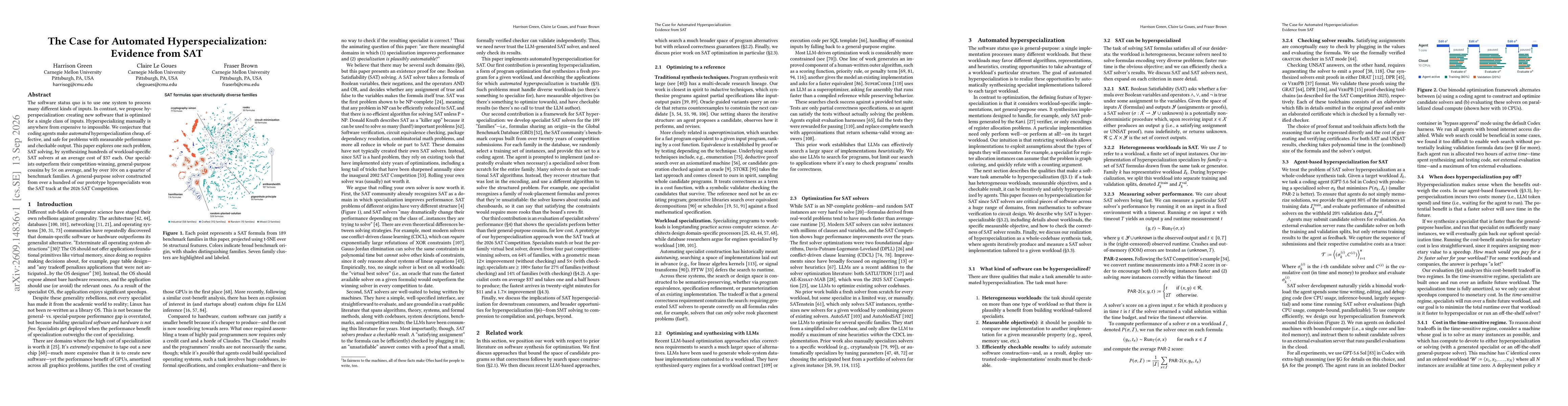 Thumbnail for The Case for Automated Hyperspecialization: Evidence from SAT