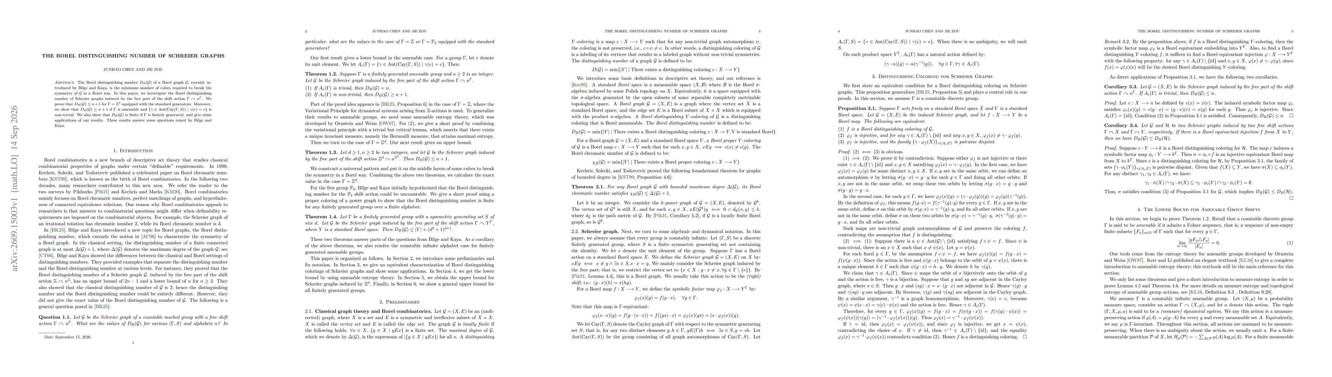 Thumbnail for The Borel Distinguishing Number of Schreier Graphs