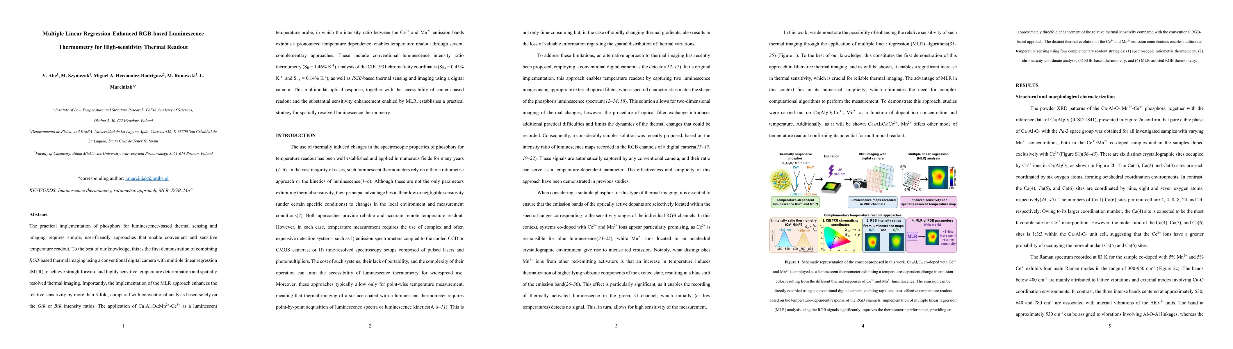 Thumbnail for Multiple Linear Regression-Enhanced RGB-based Luminescence Thermometry for High-sensitivity Thermal Readout