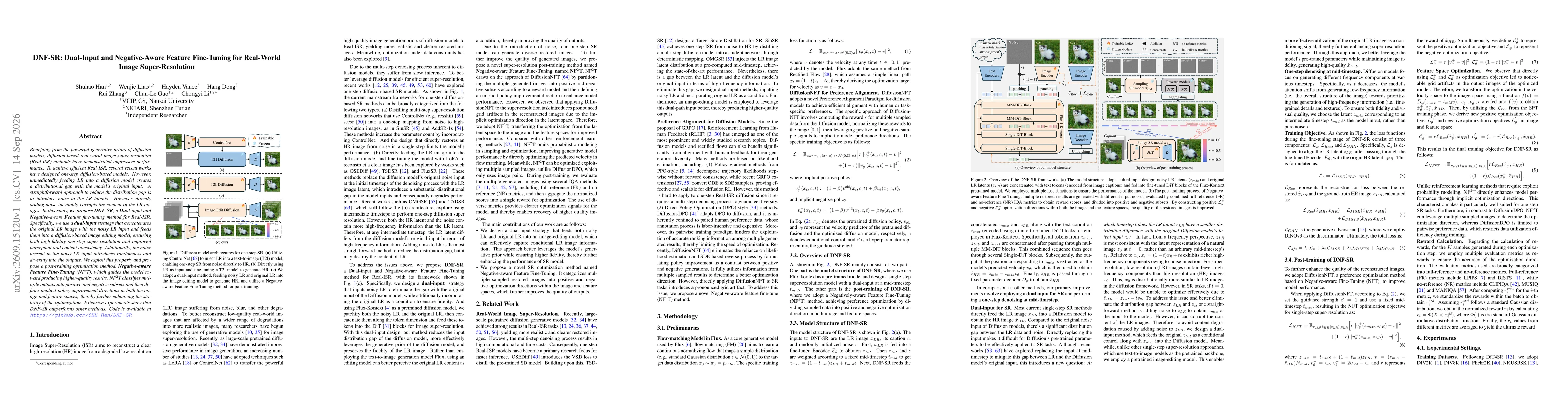Thumbnail for DNF-SR: Dual-Input and Negative-Aware Feature Fine-Tuning for Real-World Image Super-Resolution