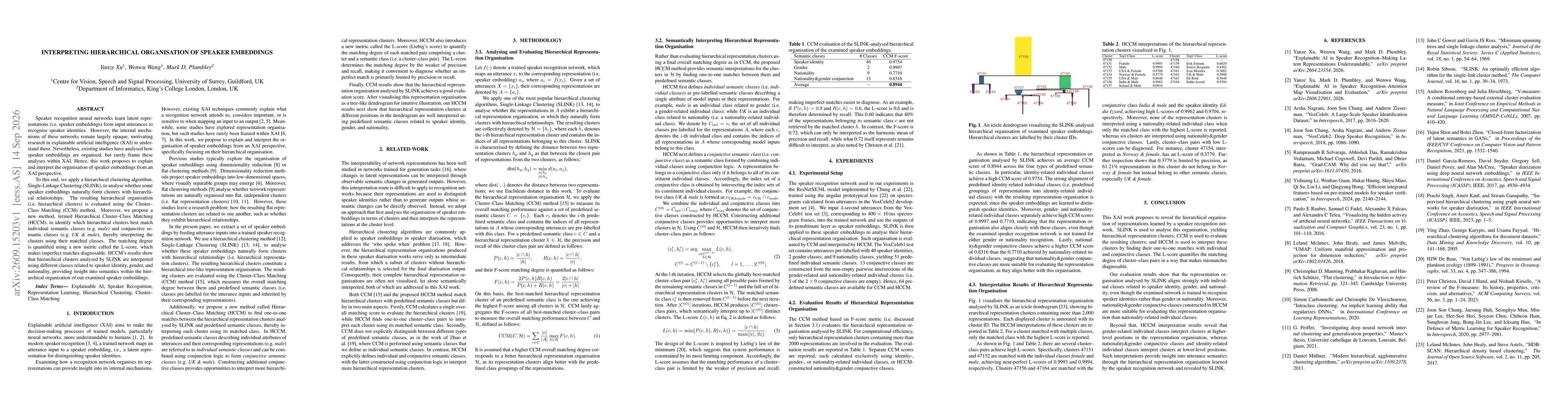 Thumbnail for Interpreting hierarchical organisation of speaker embeddings
