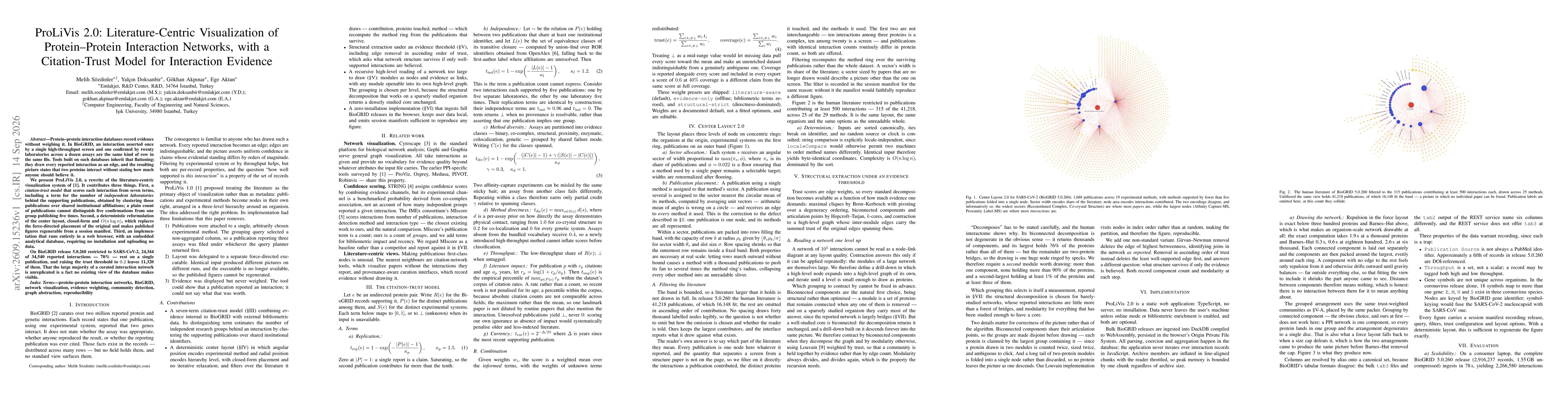 Thumbnail for ProLiVis 2.0: Literature-Centric Visualization of Protein--Protein Interaction Networks, with a Citation-Trust Model for Interaction Evidence