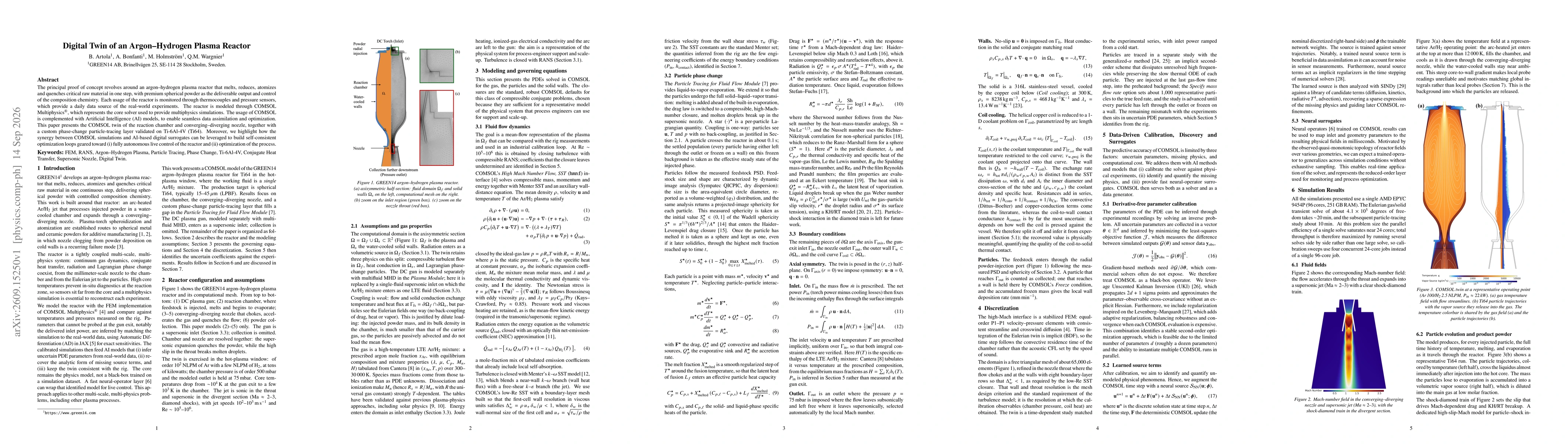 Thumbnail for Digital Twin of an Argon-Hydrogen Plasma Reactor