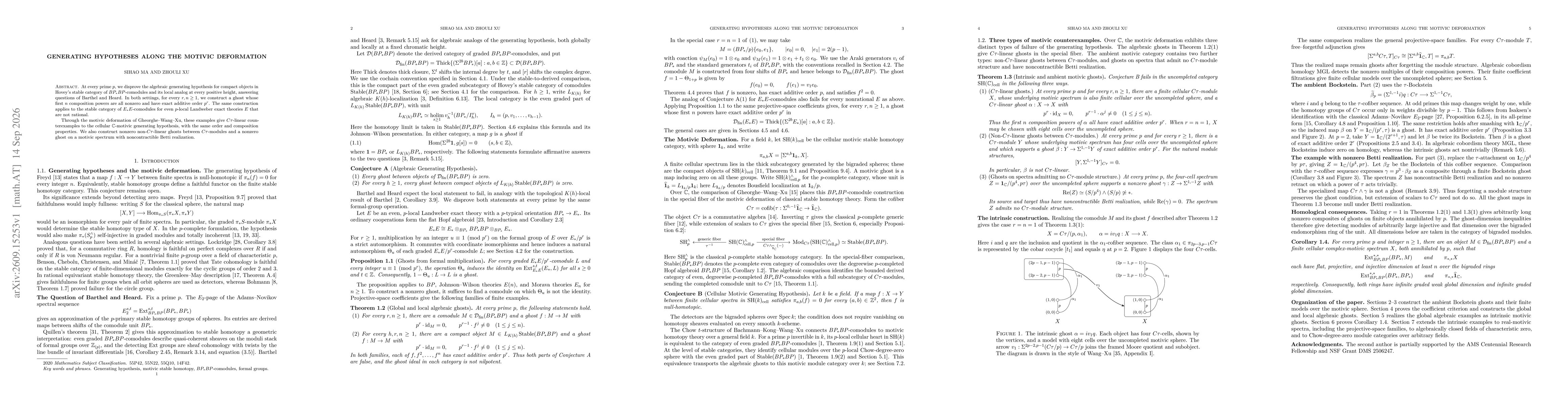 Thumbnail for Generating hypotheses along the motivic deformation
