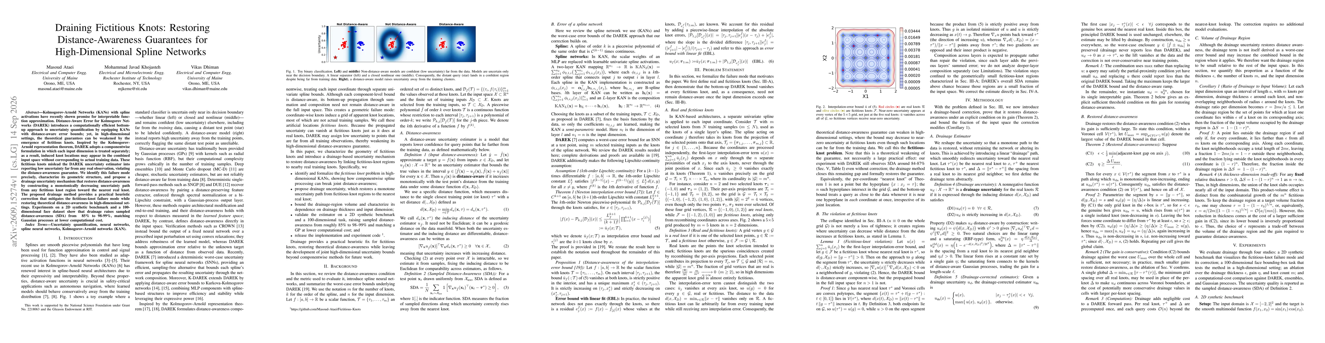 Thumbnail for Draining Fictitious Knots: Restoring Distance-Awareness Guarantees for High-Dimensional Spline Networks