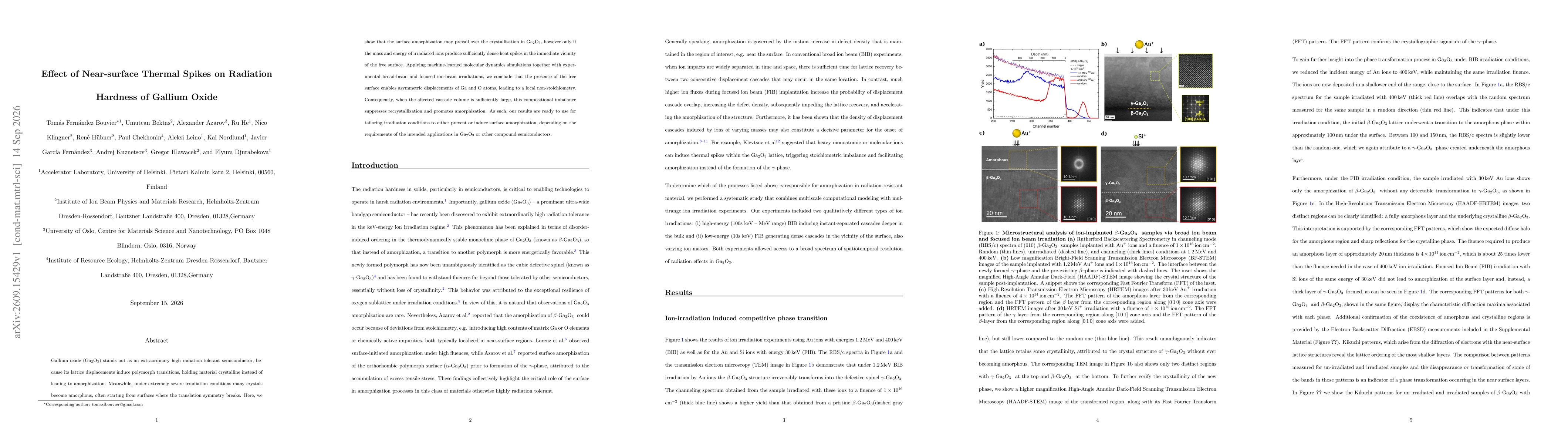 Thumbnail for Effect of Near-surface Thermal Spikes on Radiation Hardness of Gallium Oxide
