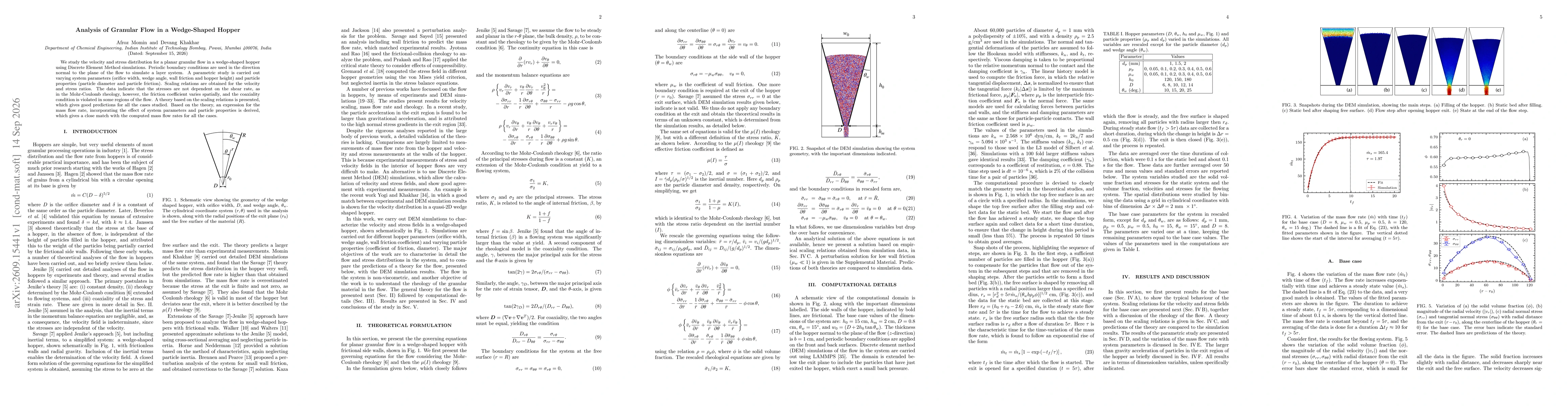 Thumbnail for Analysis of Granular Flow in a Wedge-Shaped Hopper