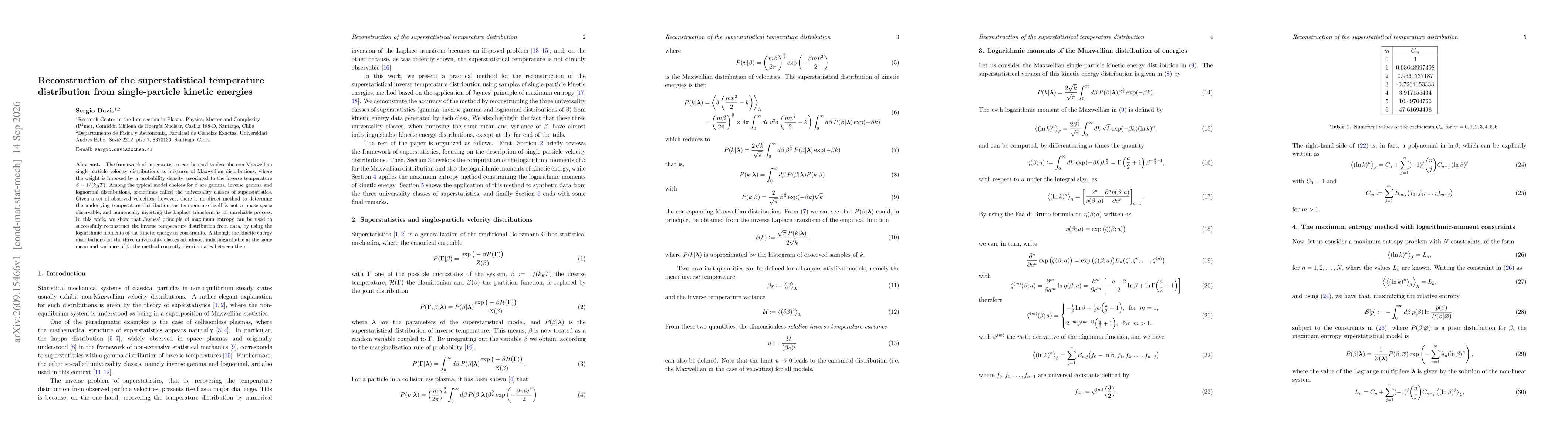 Thumbnail for Reconstruction of the superstatistical temperature distribution from single-particle kinetic energies