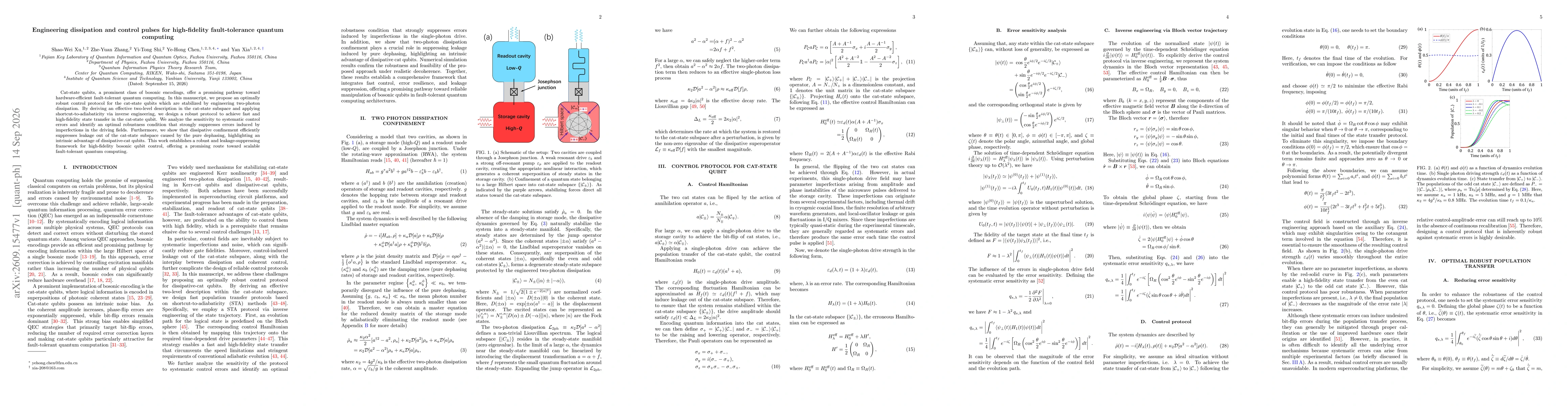 Thumbnail for Engineering dissipation and control pulses for high-fidelity fault-tolerance quantum computing