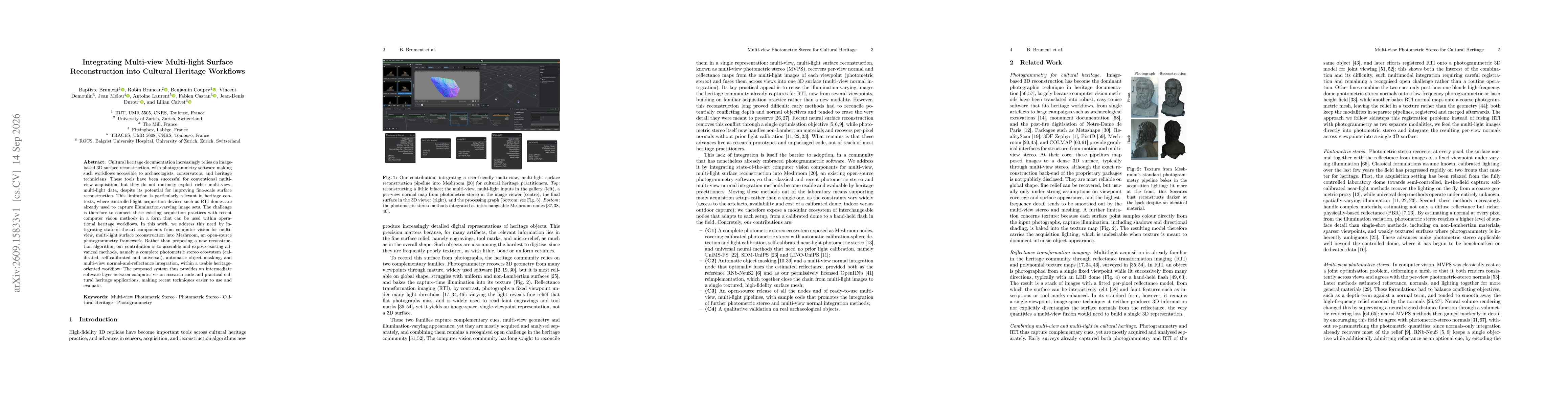 Thumbnail for Integrating Multi-view Multi-light Surface Reconstruction into Cultural Heritage Workflows