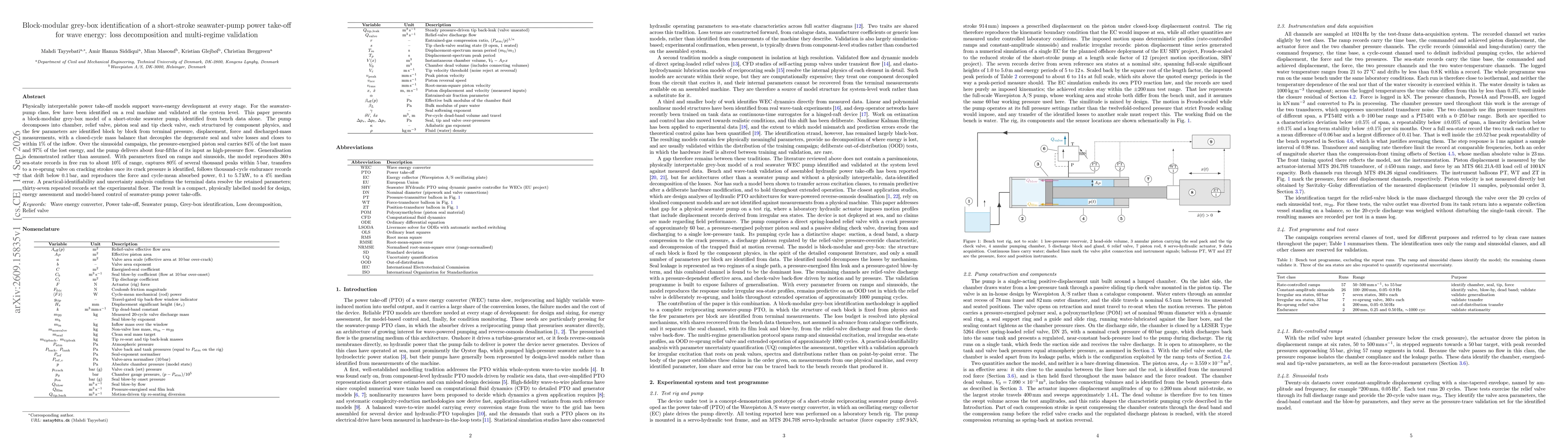 Thumbnail for Block-modular grey-box identification of a short-stroke seawater-pump power take-off for wave energy: loss decomposition and multi-regime validation