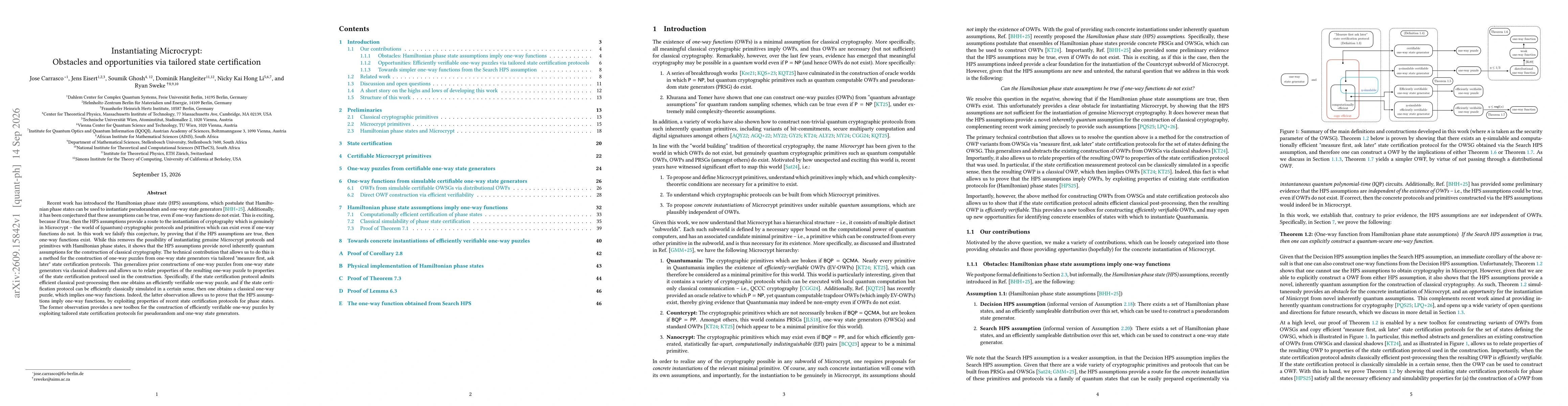 Thumbnail for Instantiating Microcrypt: Obstacles and opportunities via tailored state certification