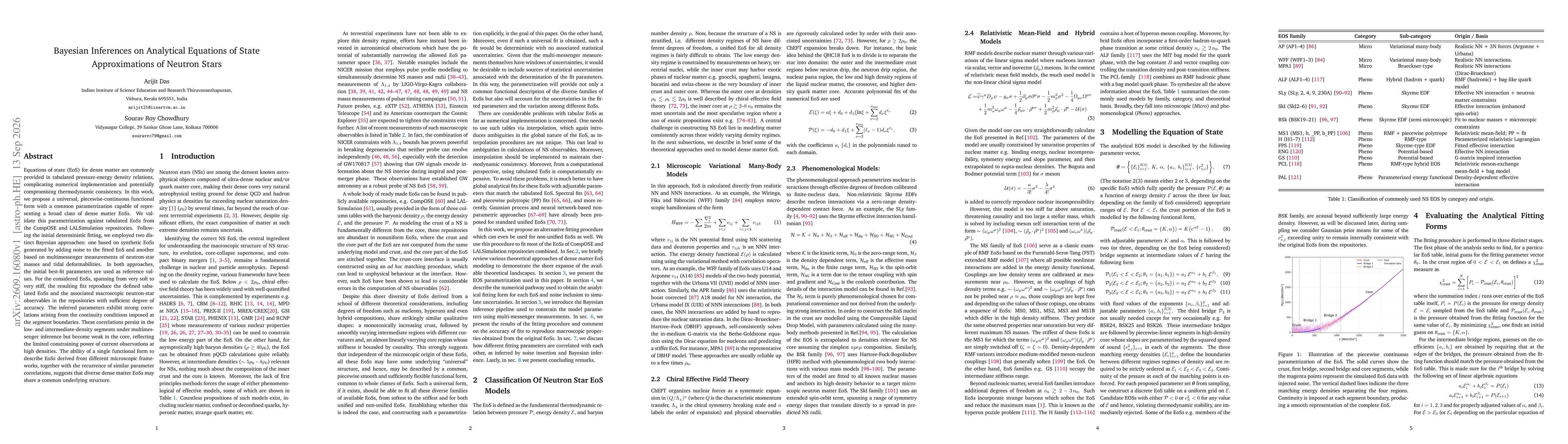Thumbnail for Bayesian Inferences on Analytical Equations of State Approximations of Neutron Stars
