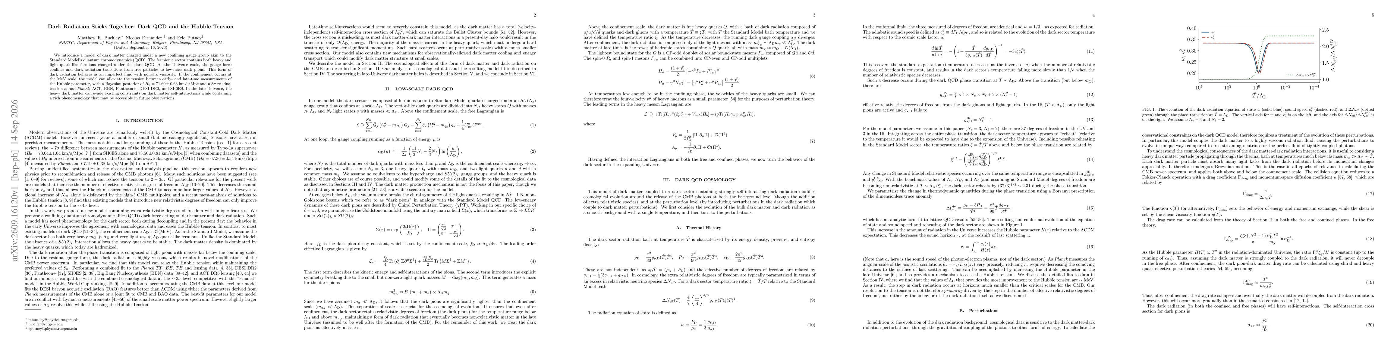 Thumbnail for Dark Radiation Sticks Together: Dark QCD and the Hubble Tension
