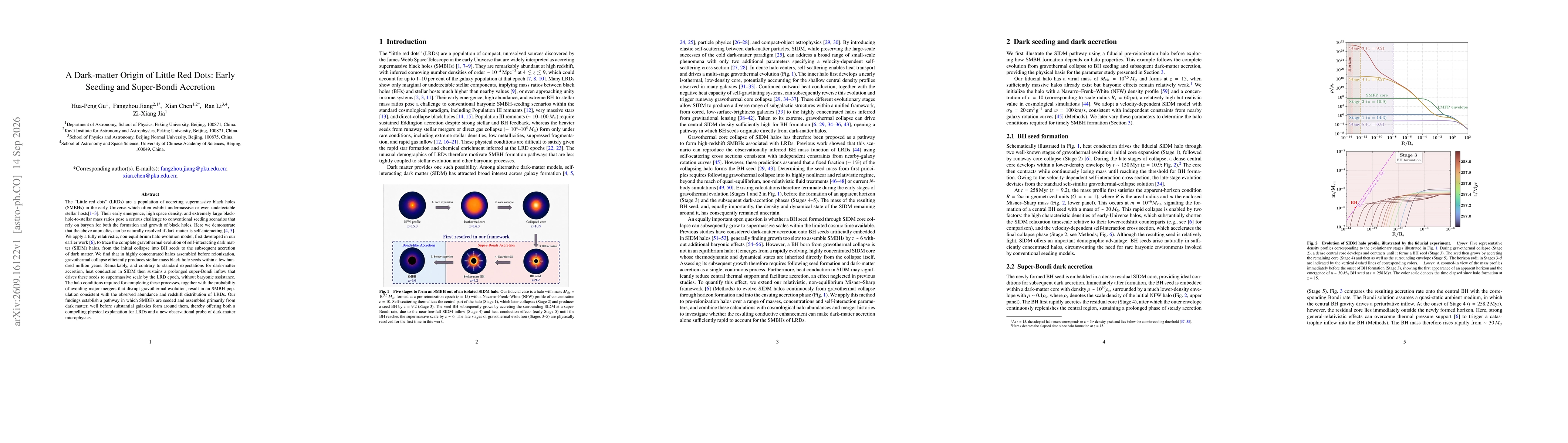 Thumbnail for A Dark-matter Origin of Little Red Dots: Early Seeding and Super-Bondi Accretion