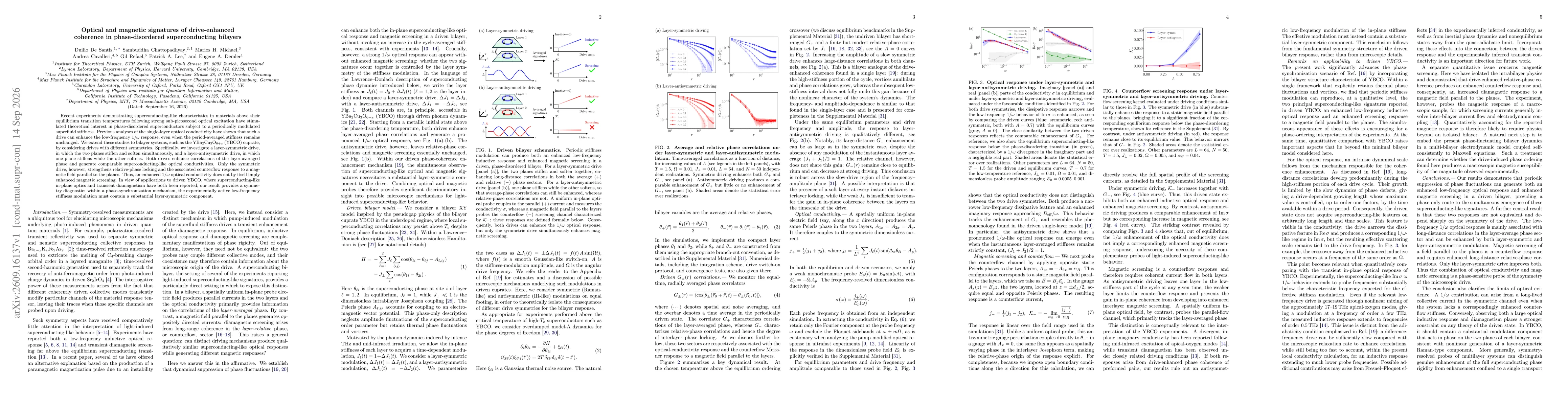 Thumbnail for Optical and magnetic signatures of drive-enhanced coherence in phase-disordered superconducting bilayers